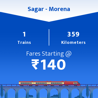 Sagar To Morena Trains